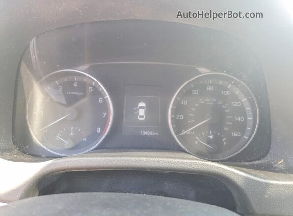5NPD84LF6JH228588 2018 HYUNDAI ELANTRA White Instrument cluster view