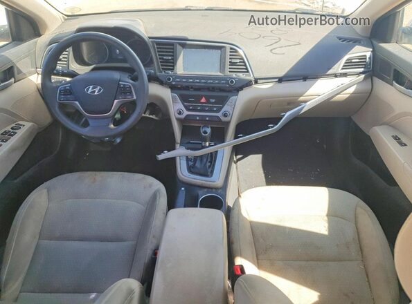5NPD84LF6JH228588 2018 HYUNDAI ELANTRA White Dashboard view