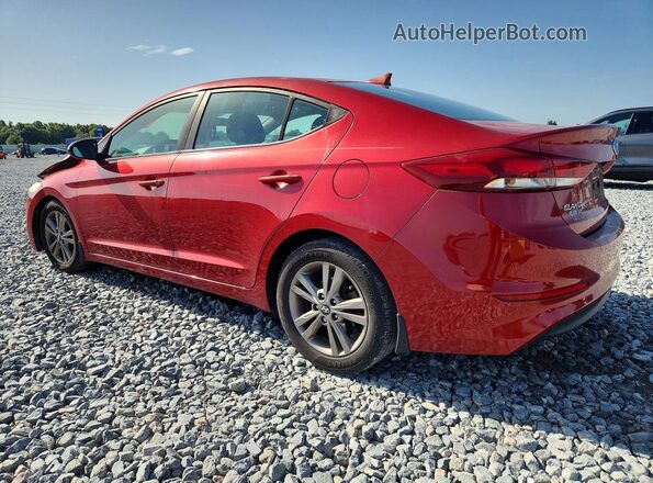 5NPD84LF6JH259419 2018 HYUNDAI ELANTRA Red უკანა მარცხენა