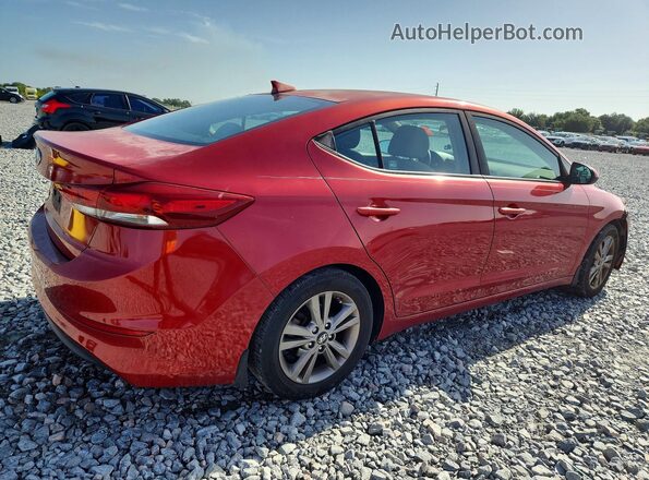 5NPD84LF6JH259419 2018 HYUNDAI ELANTRA Red უკანა მარჯვენა