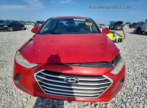 5NPD84LF6JH259419 2018 HYUNDAI ELANTRA Red წინა ხედი