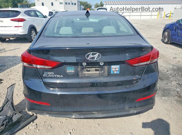 5NPD84LF6JH274289 2018 HYUNDAI ELANTRA Black Հետևի տեսք