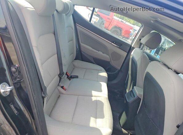 5NPD84LF6JH274289 2018 HYUNDAI ELANTRA Black Հետևի նստատեղերի տեսք