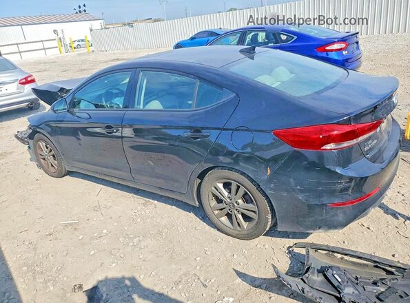 5NPD84LF6JH274289 2018 HYUNDAI ELANTRA Black Հետևի ձախ