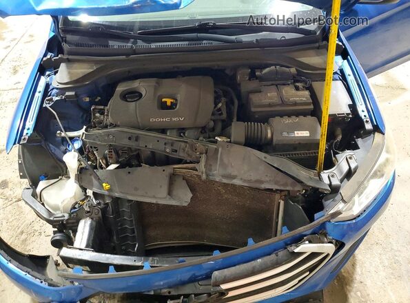 5NPD84LF6JH275376 2018 HYUNDAI ELANTRA Blue Rear interior view