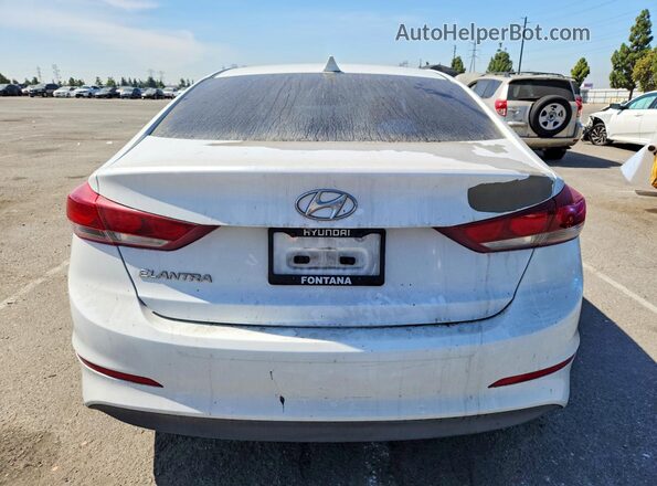 5NPD84LF6JH277466 2018 HYUNDAI ELANTRA White Հետևի տեսք