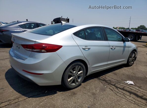 5NPD84LF6JH325113 2018 HYUNDAI ELANTRA Silver უკანა მარჯვენა