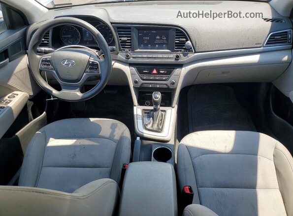 5NPD84LF6JH325113 2018 HYUNDAI ELANTRA Silver წინა პანელის ხედი