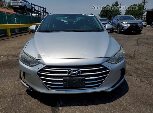 5NPD84LF6JH325113 2018 HYUNDAI ELANTRA Silver წინა ხედი