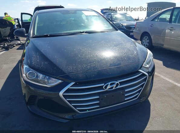 5NPD84LF6JH329517 2018 HYUNDAI ELANTRA Black Առջևի վահանակի տեսք