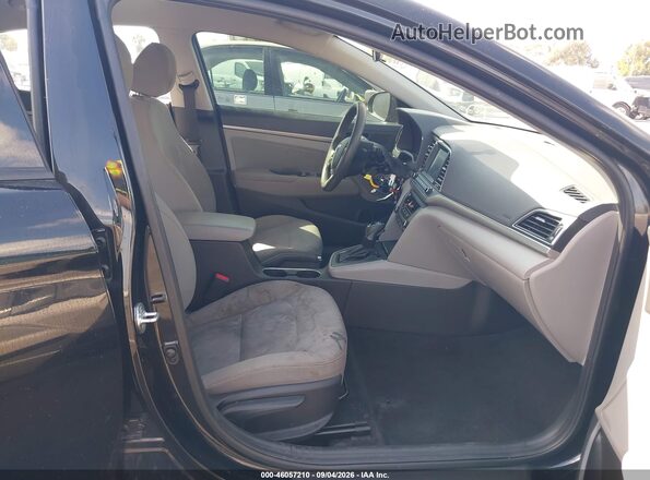 5NPD84LF6JH329517 2018 HYUNDAI ELANTRA Black Սալոնի դիմացի տեսք