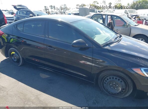 5NPD84LF6JH329517 2018 HYUNDAI ELANTRA Black Դիմացի տեսք
