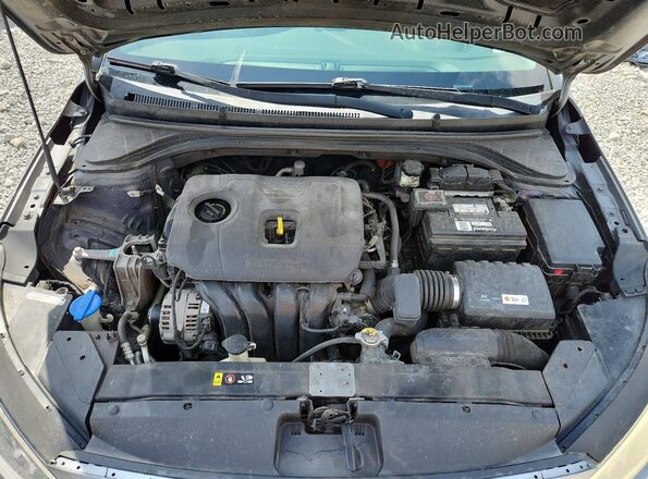 5NPD84LF6KH402547 2019 HYUNDAI ELANTRA Серый Вид задней части салона