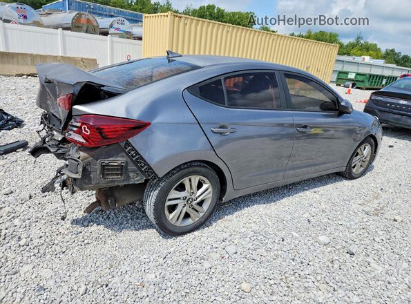 5NPD84LF6KH402547 2019 HYUNDAI ELANTRA Серый Задняя правая четверть