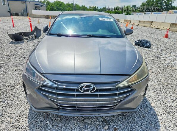 5NPD84LF6KH402547 2019 HYUNDAI ELANTRA Серый Вид спереди