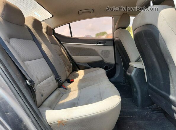 5NPD84LF6KH402547 2019 HYUNDAI ELANTRA Серый Вид задних сидений