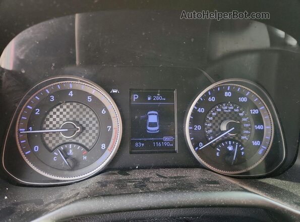 5NPD84LF6KH402547 2019 HYUNDAI ELANTRA Серый Вид щитка приборов