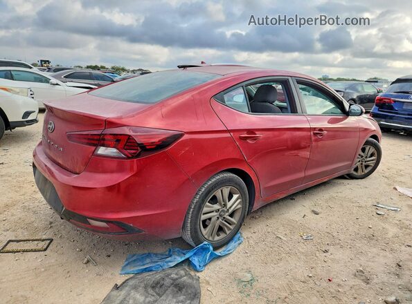 5NPD84LF6KH404735 2019 HYUNDAI ELANTRA Red Հետևի աջ
