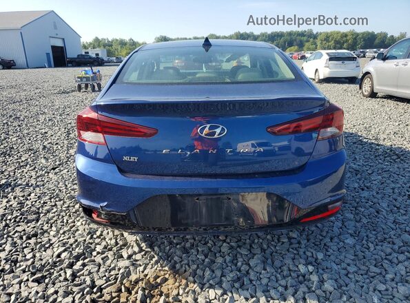 5NPD84LF6KH405870 2019 HYUNDAI ELANTRA Blue Հետևի տեսք