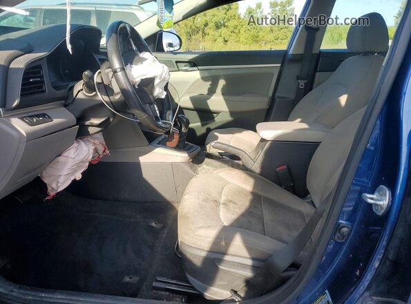 5NPD84LF6KH405870 2019 HYUNDAI ELANTRA Blue Սալոնի դիմացի տեսք