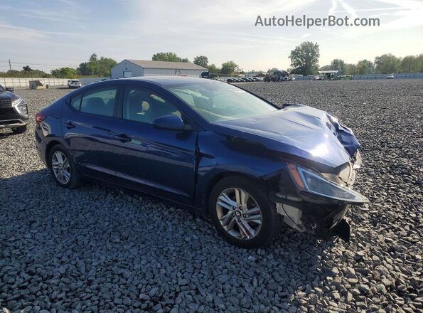 5NPD84LF6KH405870 2019 HYUNDAI ELANTRA Blue Առջևի աջ