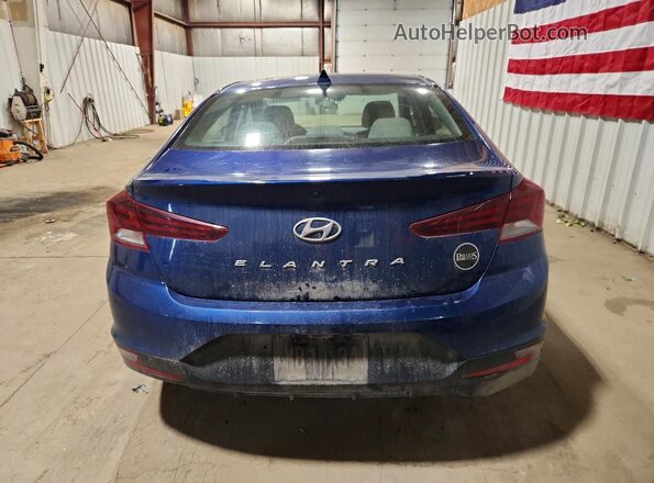 5NPD84LF6KH433927 2019 HYUNDAI ELANTRA Blue Vista trasera