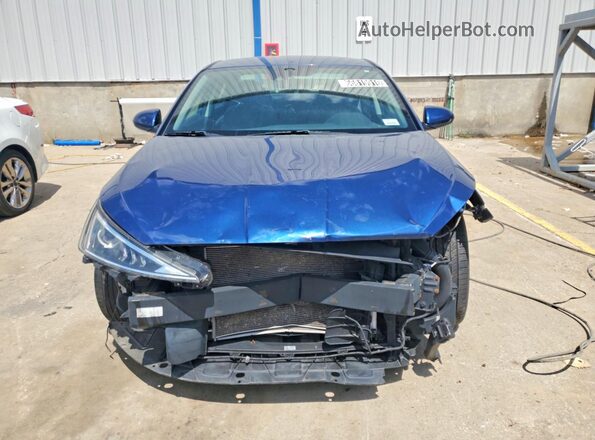 5NPD84LF6KH449299 2019 HYUNDAI ELANTRA Blue წინა ხედი