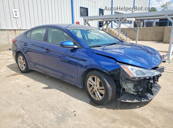 5NPD84LF6KH449299 2019 HYUNDAI ELANTRA Blue წინა მარჯვენა
