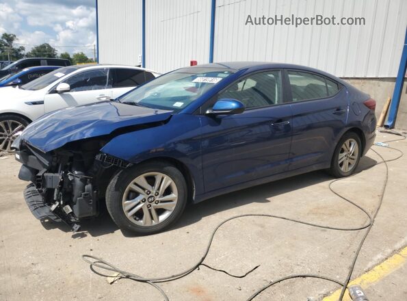 5NPD84LF6KH449299 2019 HYUNDAI ELANTRA Blue სალონის 360-გრადუსიანი ხედი