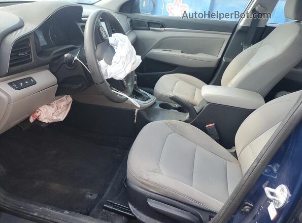 5NPD84LF6KH449299 2019 HYUNDAI ELANTRA Blue 