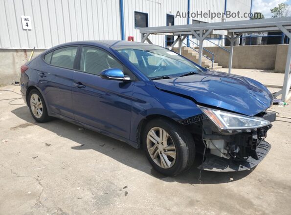 5NPD84LF6KH449299 2019 HYUNDAI ELANTRA Blue 