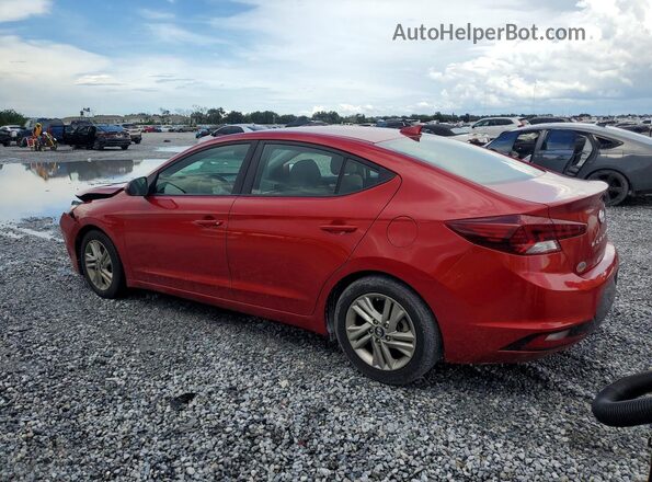 5NPD84LF6KH479175 2019 HYUNDAI ELANTRA Red Rear left