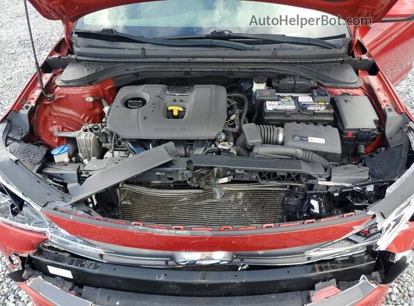 5NPD84LF6KH479175 2019 HYUNDAI ELANTRA Red Rear interior view