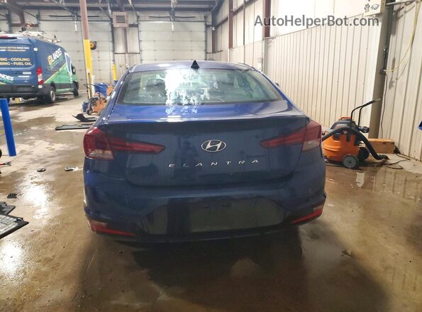 5NPD84LF6LH510166 2020 HYUNDAI ELANTRA Blue Հետևի տեսք