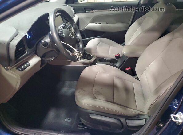 5NPD84LF6LH510166 2020 HYUNDAI ELANTRA Blue Սալոնի դիմացի տեսք