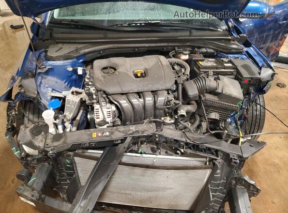 5NPD84LF6LH510166 2020 HYUNDAI ELANTRA Blue Սալոնի հետևի տեսք
