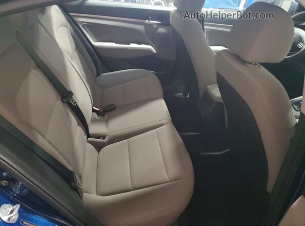 5NPD84LF6LH510166 2020 HYUNDAI ELANTRA Blue Հետևի նստատեղերի տեսք