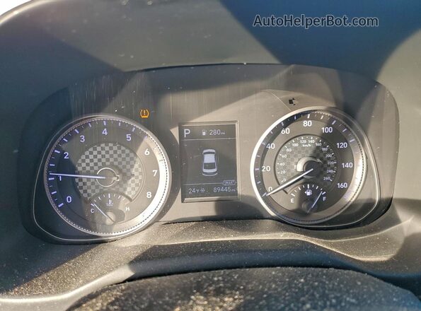 5NPD84LF6LH523760 2020 HYUNDAI ELANTRA Gray Instrument cluster view