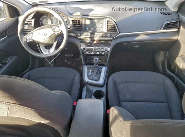 5NPD84LF6LH523760 2020 HYUNDAI ELANTRA Gray Dashboard view