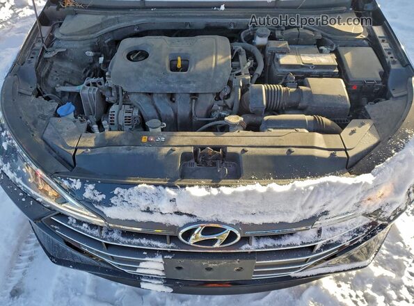 5NPD84LF6LH523760 2020 HYUNDAI ELANTRA Gray Rear interior view