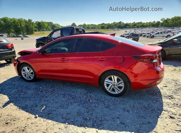 5NPD84LF6LH558380 2020 HYUNDAI ELANTRA Red Հետևի ձախ
