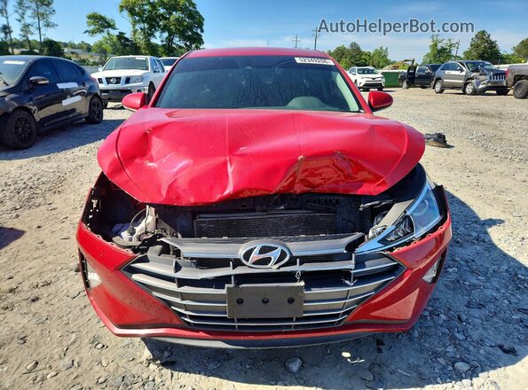 5NPD84LF6LH558380 2020 HYUNDAI ELANTRA Red Դիմացի տեսք