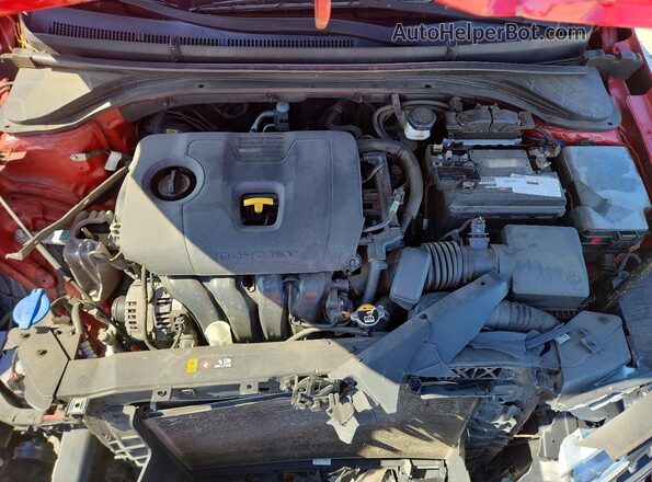 5NPD84LF6LH558380 2020 HYUNDAI ELANTRA Red Սալոնի հետևի տեսք