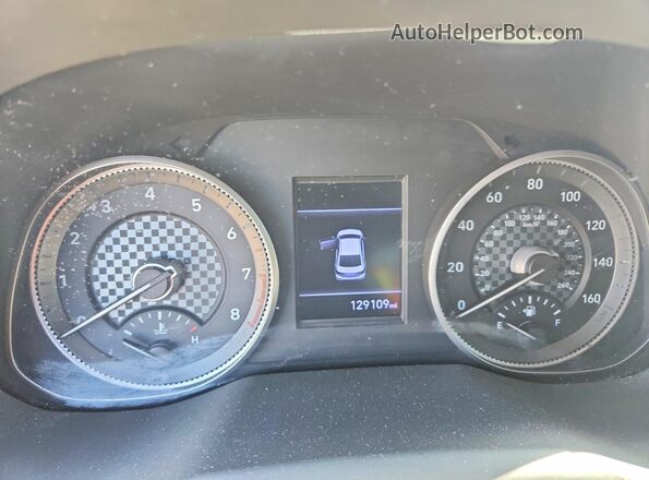 5NPD84LF6LH558380 2020 HYUNDAI ELANTRA Red Սարքավորումների վահանակի տեսք