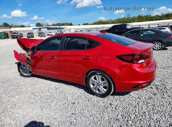 5NPD84LF6LH563515 2020 HYUNDAI ELANTRA Red Հետևի ձախ