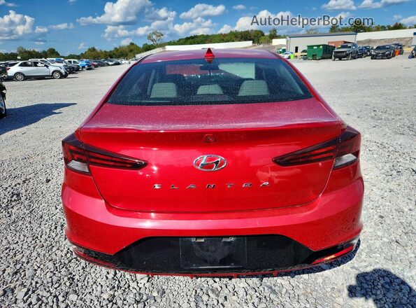 5NPD84LF6LH563515 2020 HYUNDAI ELANTRA Red Հետևի տեսք