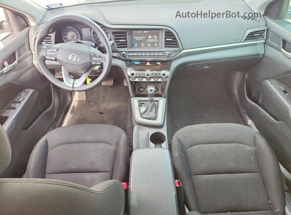 5NPD84LF6LH565068 2020 HYUNDAI ELANTRA White Widok deski rozdzielczej