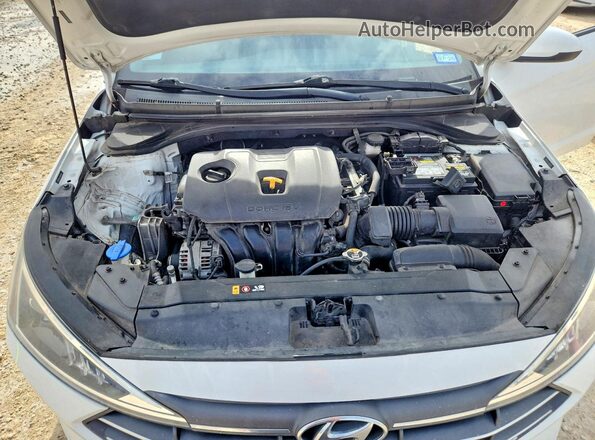 5NPD84LF6LH565068 2020 HYUNDAI ELANTRA White Widok wnętrza z tyłu