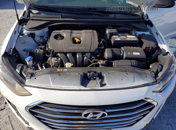 5NPD84LF7HH020049 2017 HYUNDAI ELANTRA Белый Вид подкапотного пространства