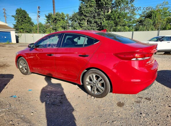 5NPD84LF7HH021153 2017 HYUNDAI ELANTRA Red Rear left